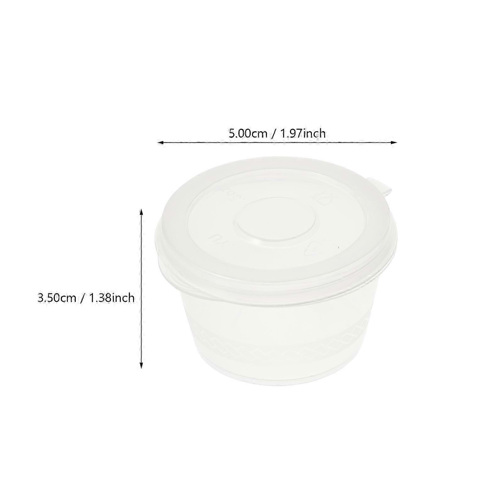 Packing Boxes with Lids Takeaway Packaging Boxes compatible with Kitchen 100Pcs