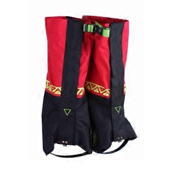 Hiking Gaiters Waterproof Snake Bite Protection Leg Guards Adjustable Fit for Men and Women Red Medium