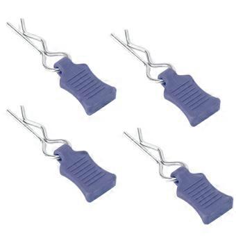 Karosserieschale Clip Pin Fixing Bracket Set Zubehörteil für 1/8 1/10 1/12 RC Car (dunkelblau)