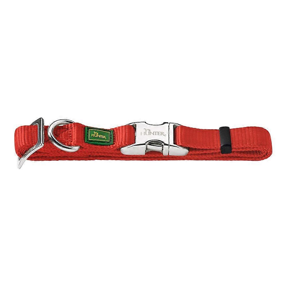 Dog collar Hunter Alu-Strong Red Size M (40-55 cm)