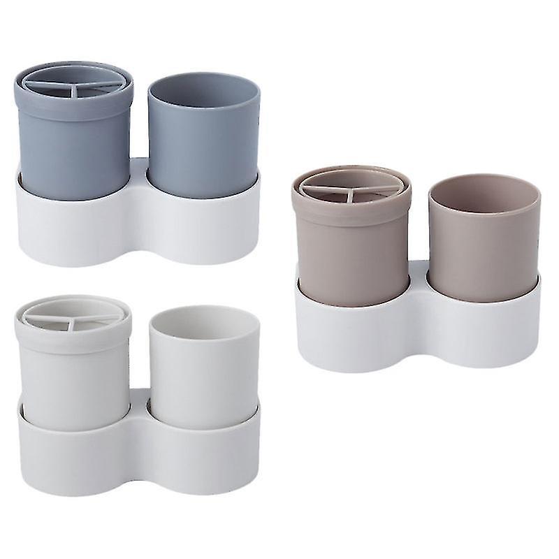 Assorted Color Toothbrush Holders 3pcs Creative Toothbrush Holders Wall Mounted Space Saving Toothb