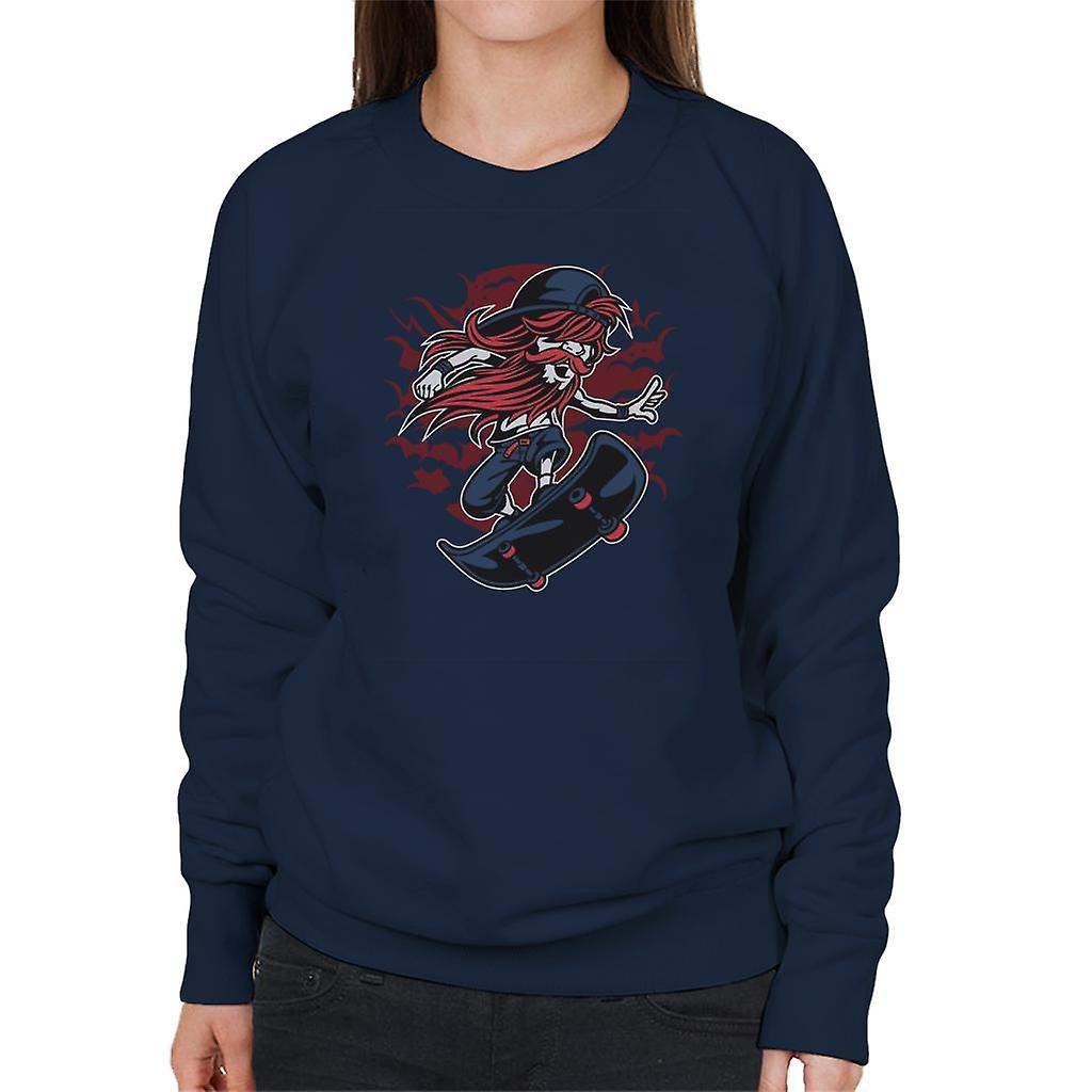 Bebaarde Skater vrouwen Sweatshirt