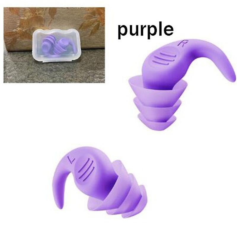 Sleep Swim And Travel In Peace With 1 Pair Of Soft And Comfortable Silicone Earplugs - Sound Insulation Noise Reduction And Waterproof