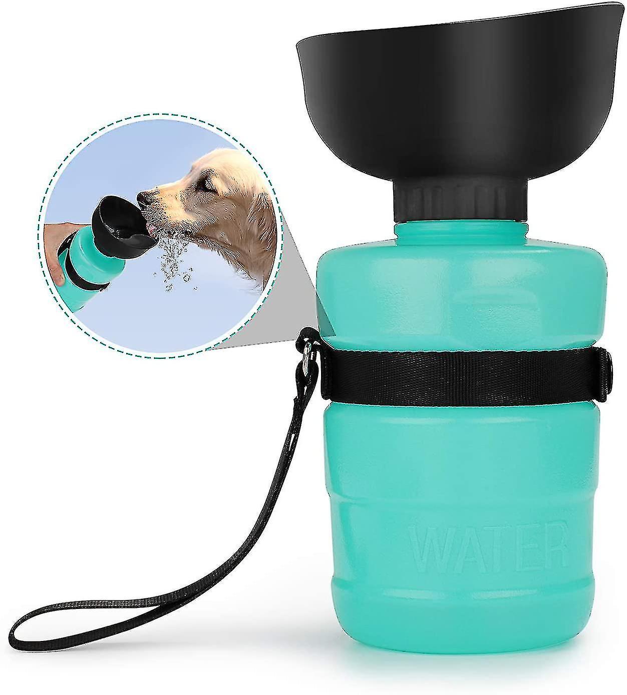 Dog Water Bottle For On The Go, 520ml Dog Water Bottle, Bpa-free, Portable Pet