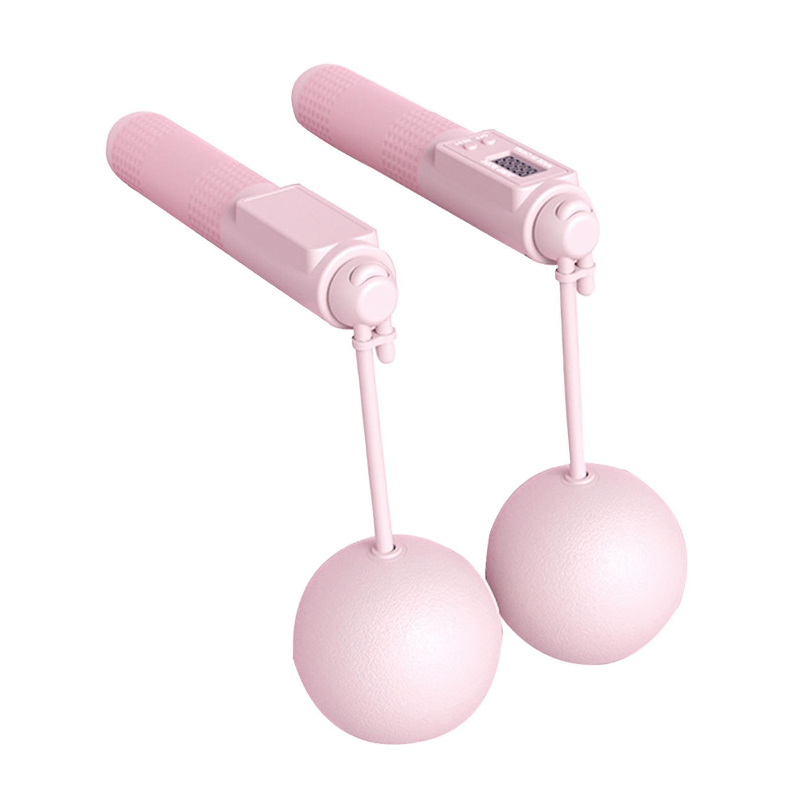 Cordless Adjustable Weighted with Counter for Exercise Adults pink