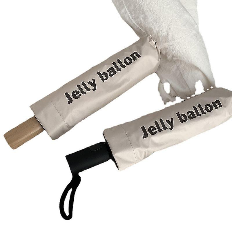Umbrella Full-automatic Color Simple American Style Folding Rain And Rain Uv-proof Portable Sunshade