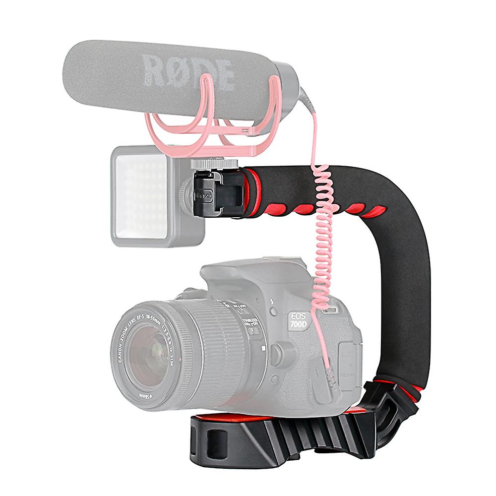 U Shape Bracket Video Handle Handheld Stabilizer Grip Holder