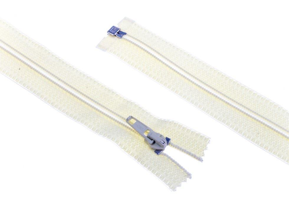 Minerva Nylon Open End Coat Zips Lemon Yellow - 55 cm - each