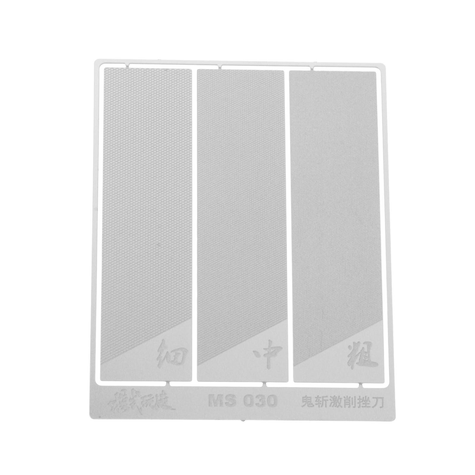 3 in 1 Model Sanding Polishing File Runner Plastic Hobby Craft Grind Plates