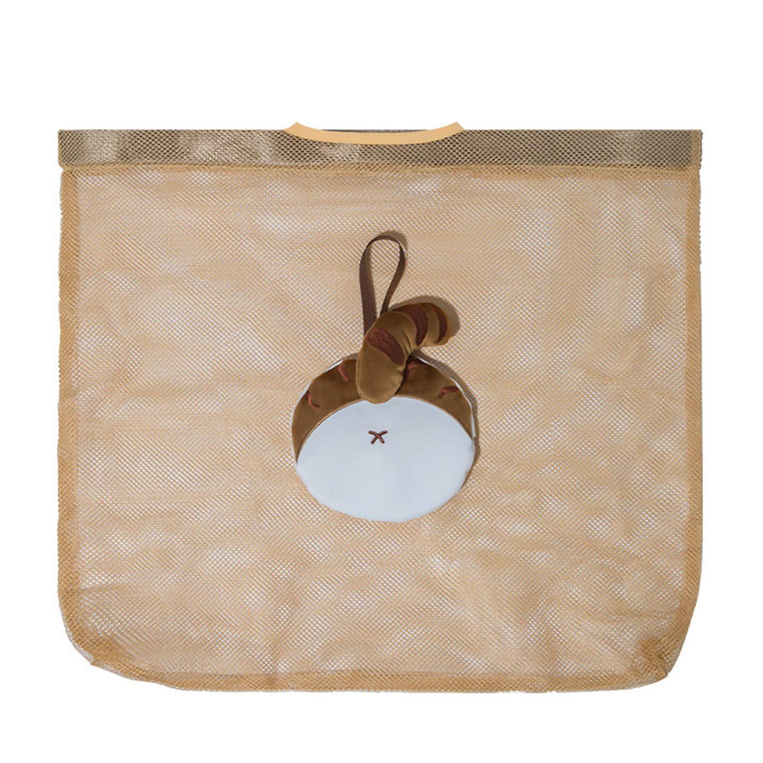 Shopping Bag Large Capacity Foldable Mesh Travel Grocery Cattail Folding Storage Bag Daily Life