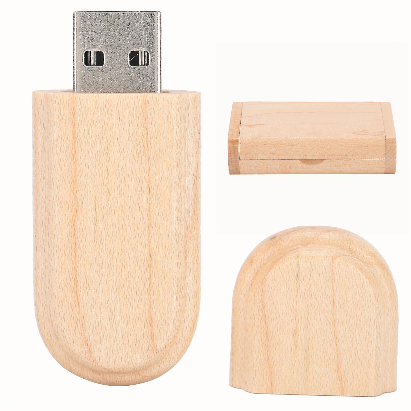 Wooden Portable Mini U Disk USB Flash Drive Memory Stick Computer Parts with Box CM10002