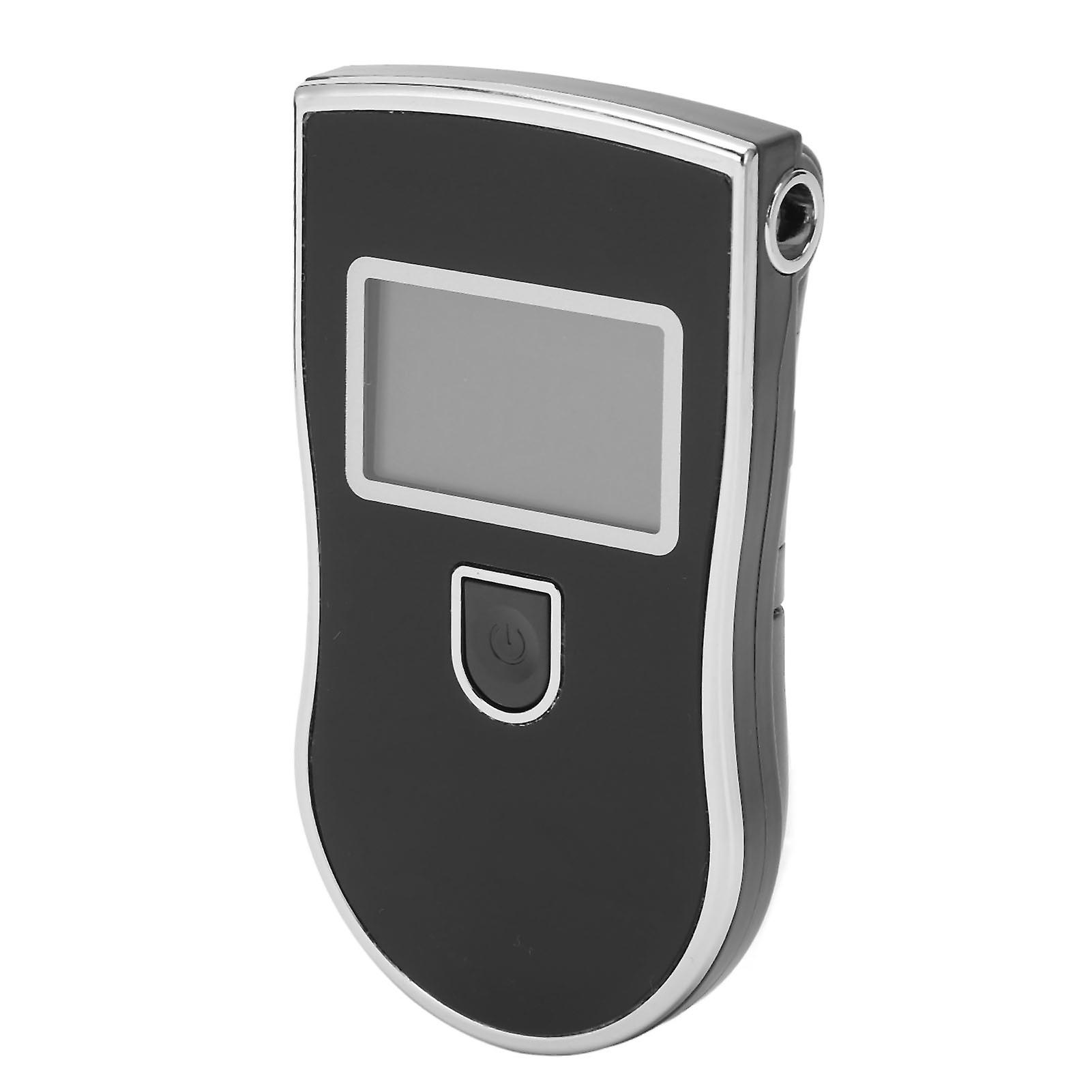 Breathalyzer Portable Handheld Quick Response Red Backlight Digital Display Alcohol Tester with 5PCS Mouthpiece 