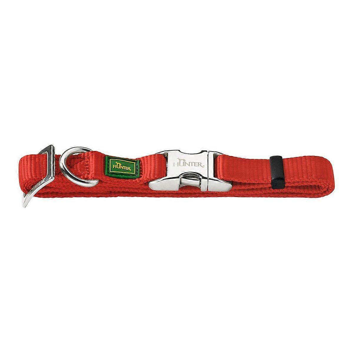 Dog collar Hunter Basic Alu-Strong Red Size L (45-65 cm)