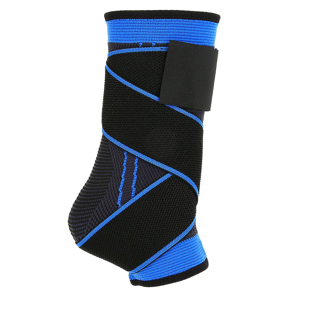 Adjustable Breathable Sports Ankle Brace Protector Elastic Pressurized Ankle Support WrapS
