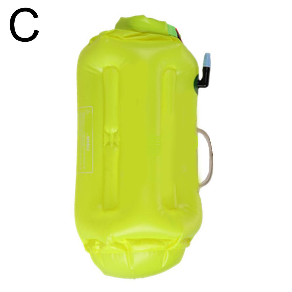 Swim Buoy for Swimmers Signal Swimming Bubble Thickened Anti-Drowning Beach Bag Single/Double Airbags Pull Buoy