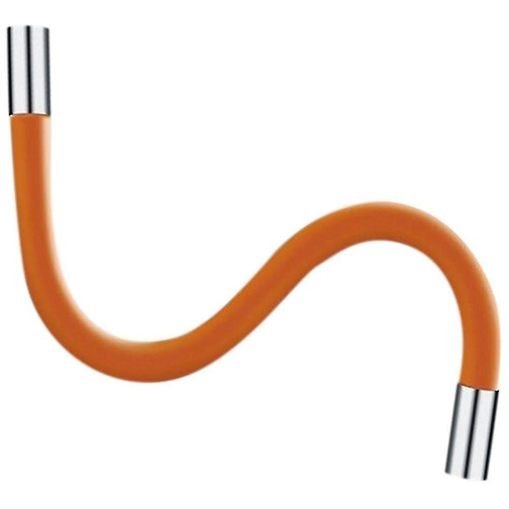 Universal Interface 360 Degree Water Tap Extension Hose-orange,20cm