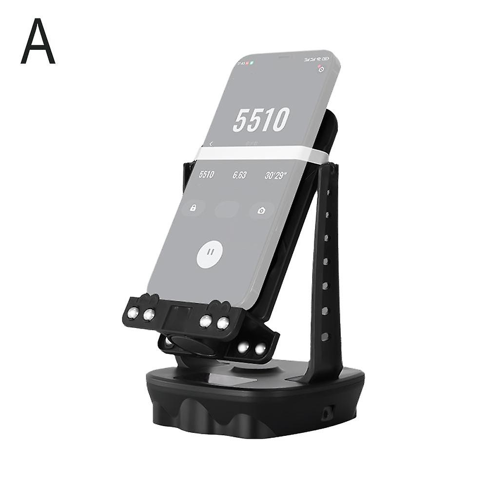 Black LCD Dual Mobile Phone Pedometer Silent Auto Step Counter WeChat Sync Charging