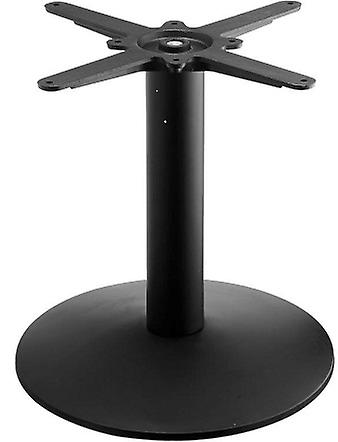 Tayzan Small Round Coffee Table Base - Black Cast Iron