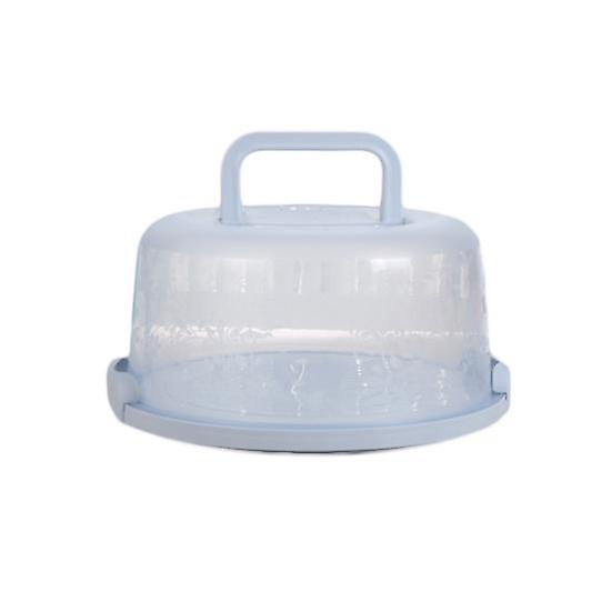 Portable Round Fruit Storage Birthday Cake Dessert Container Carrier Box Case