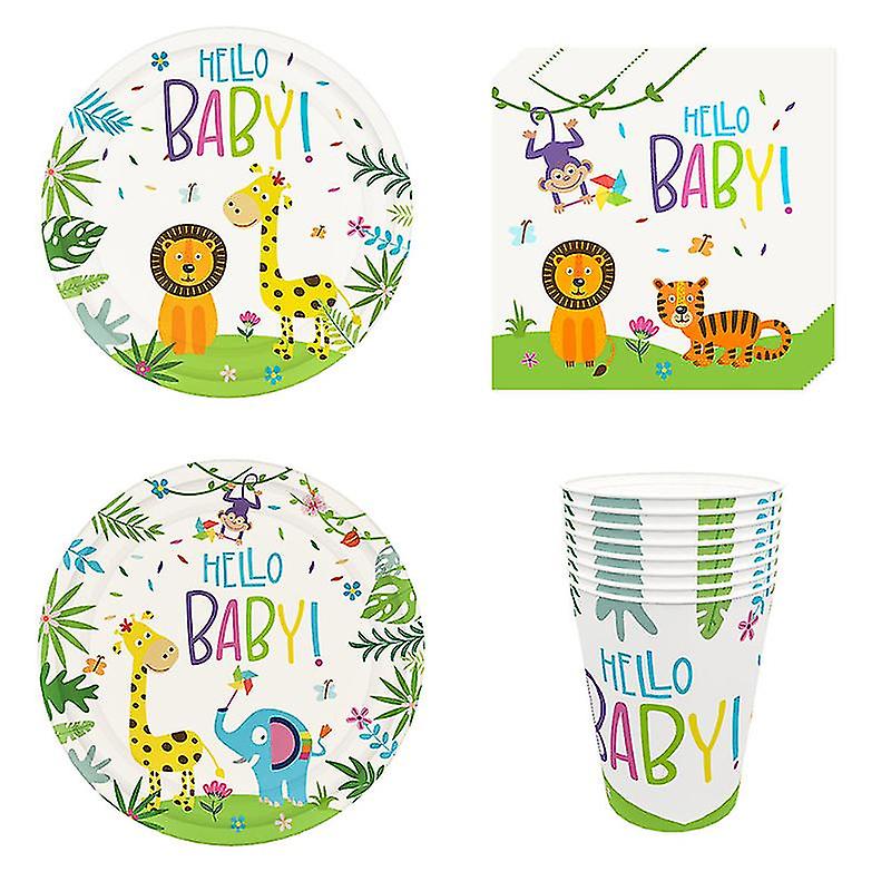 40pcs Birthday Tableware Set