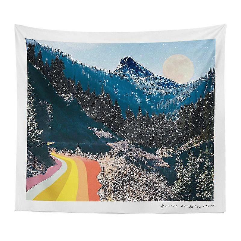 Rainbow Mountain Road Decorative Tapestries