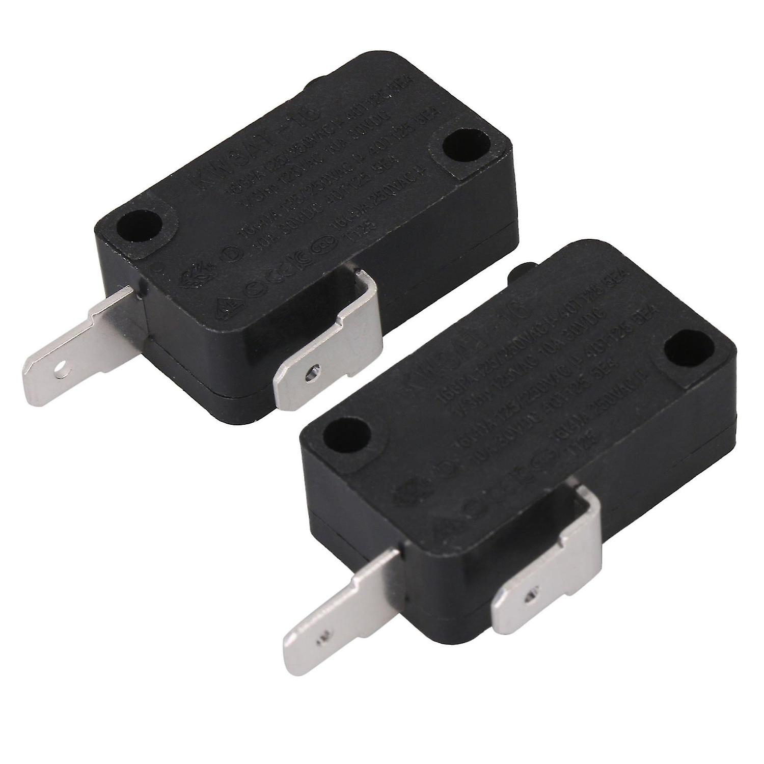 For 2pcs Universal Microwave Oven Door Switchs KW3AT 16 Normally Open Type WS6092