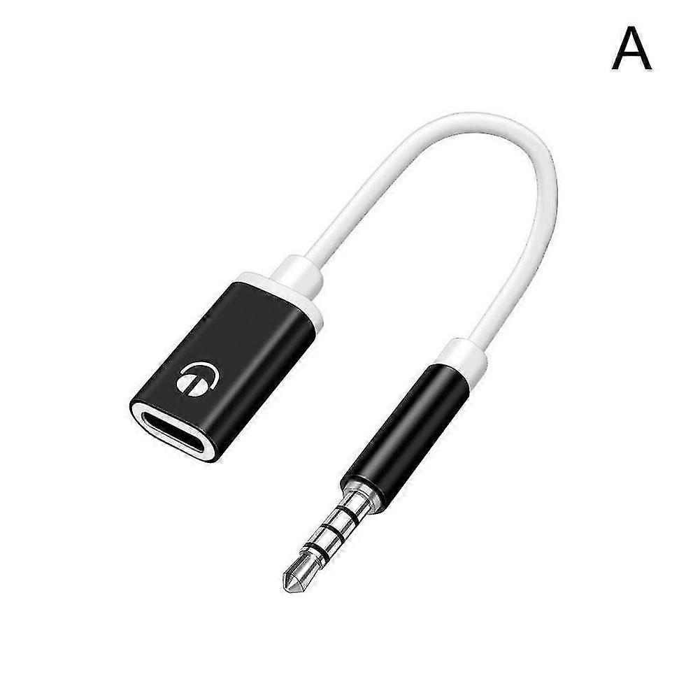 3,5 mm: n uros-tyypin c naaraskuulokemuunnin litteästä pyöreään analogiseen kierrokseen