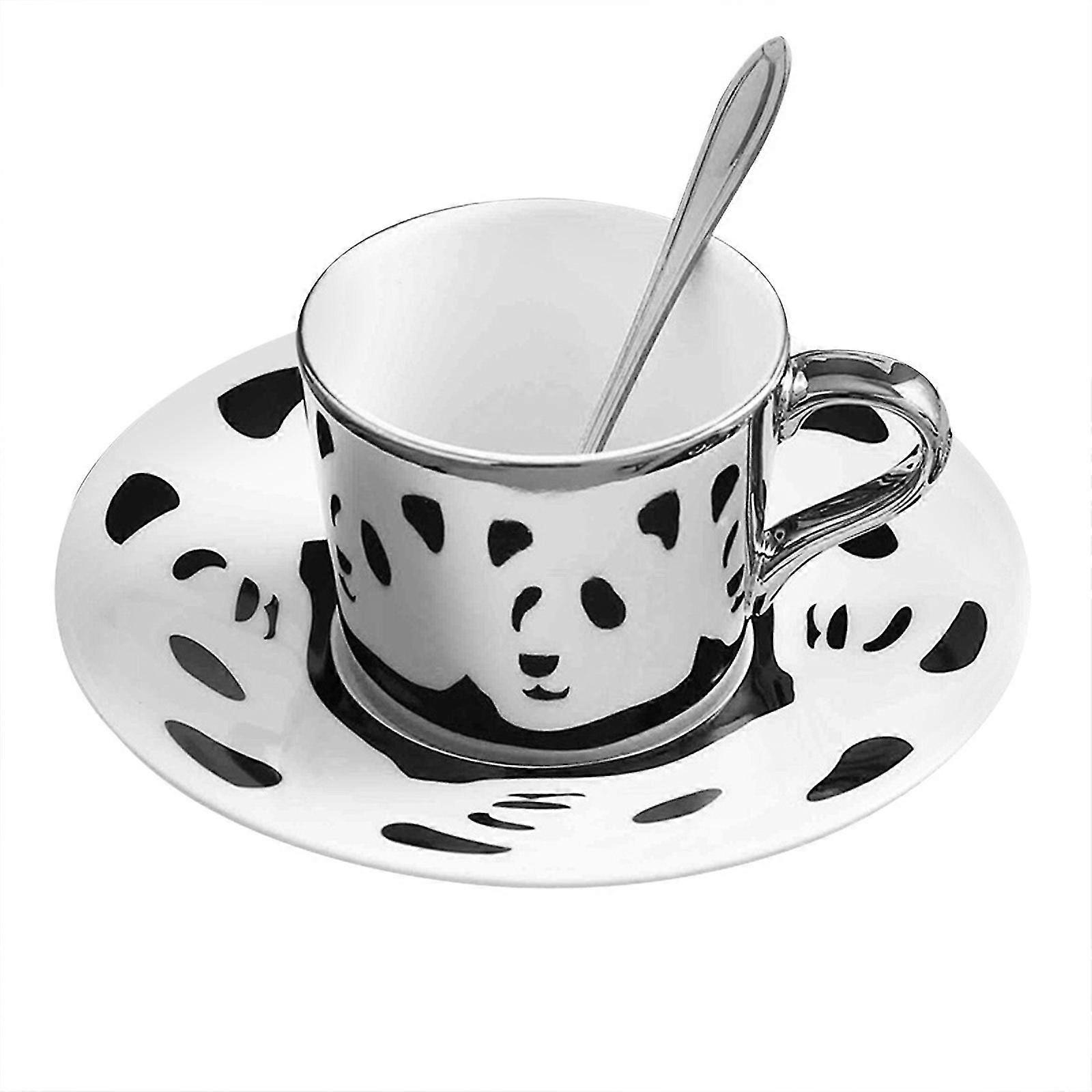 Moving Reflection Creative Coffee Cup, The Reflection Will Move With The Rotation Of The Cup, Coffee Cup And Teacup
