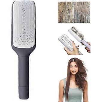 Self Cleaning Hair Brush For Women, One-click Comb, Retractable Anti-static Massage Adults Kids_Dec