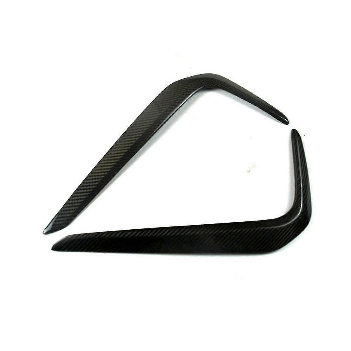 For New 5 Series G30 G38 Front Fog Light Trim Front Bar Upper Wrap Angle Wind Knife Carbon Fibre