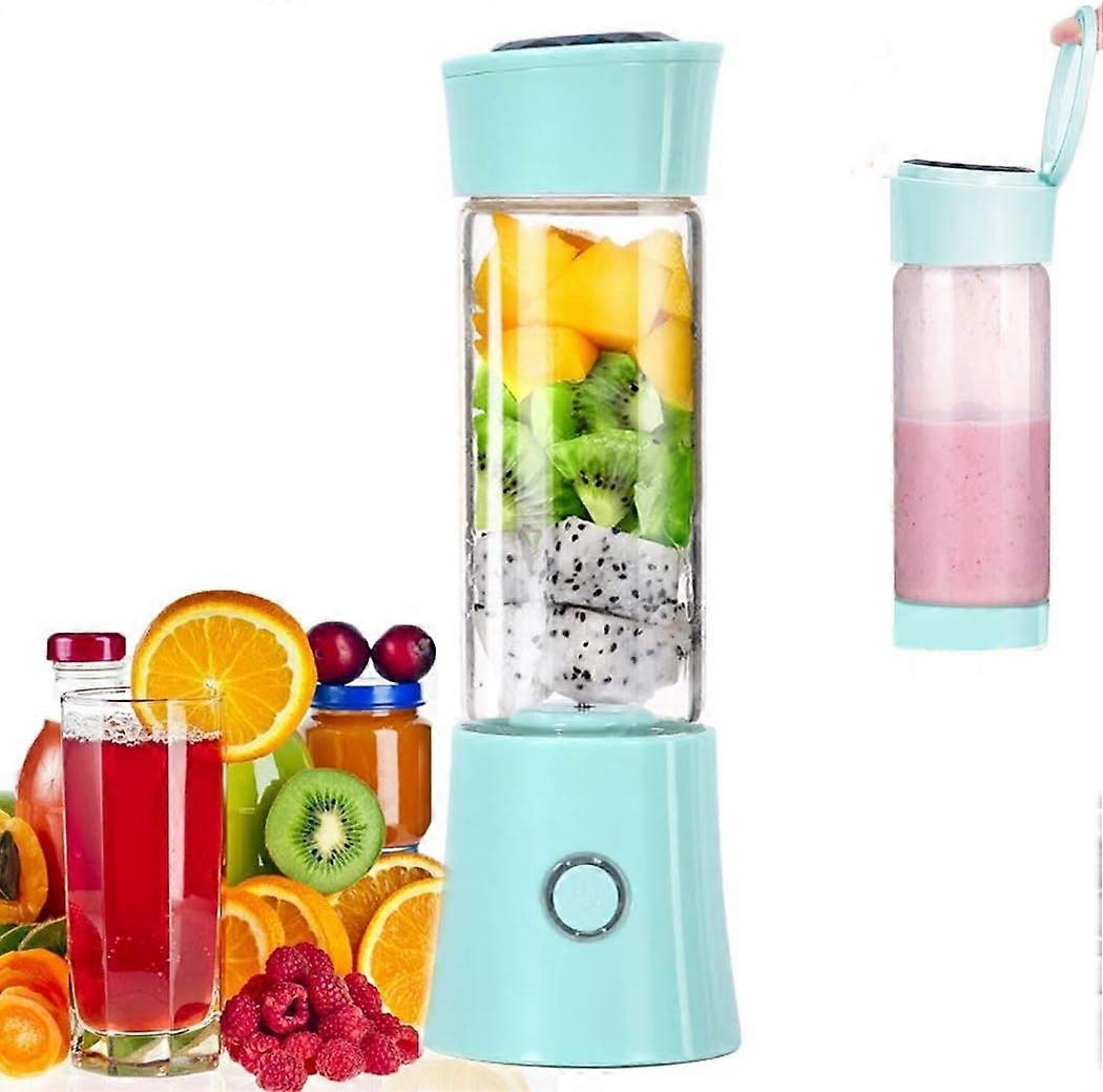 Portable Juice Blender, Milkshake, Fruit and Vegetable Juicer, Mixer, 480ml, BPA Free, Mini USB Smoo