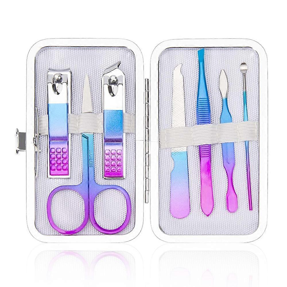 Weerblj24g Manucure Set Coupe-ongles Kit de pédicure Hommes Femmes Kit de toilettage Outils de soins