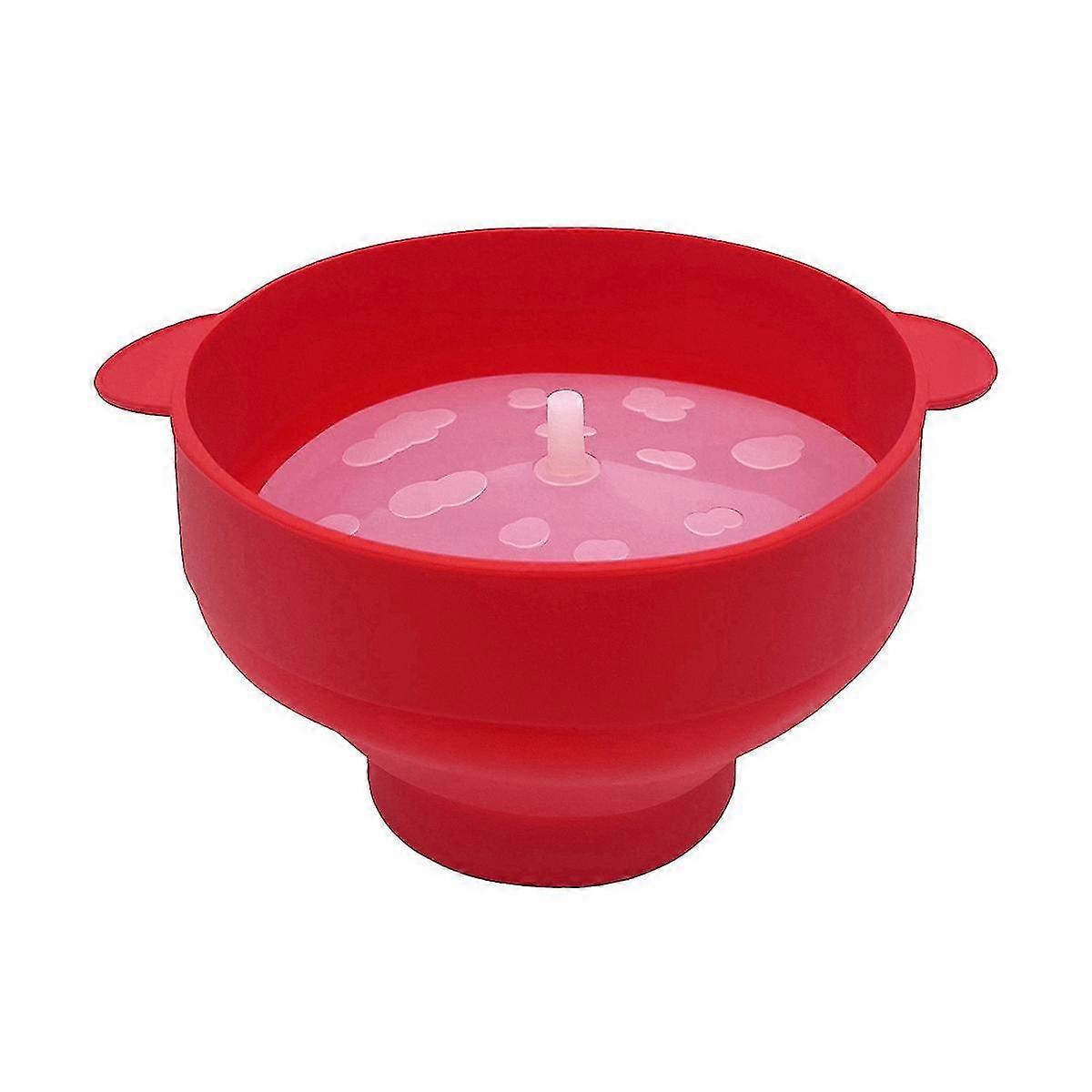 Popcorn Popper mit Deckel - Silikon Popcorn Maker Faltbare Popcorn Schüsseln Popcorn Behälter