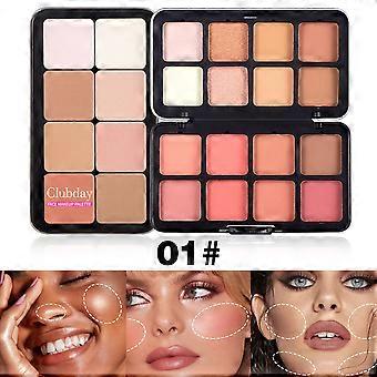 Matte Rouge Powder Blusher High Gloss kolmiulotteinen kasvojenkohotus kasvomeikki