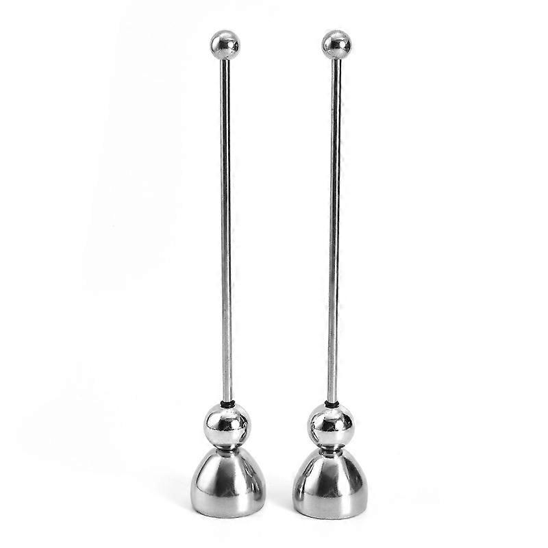 2 قطعة بيضة قذيفة القاطع الفولاذ المقاوم للصدأ قذيفة فاصل