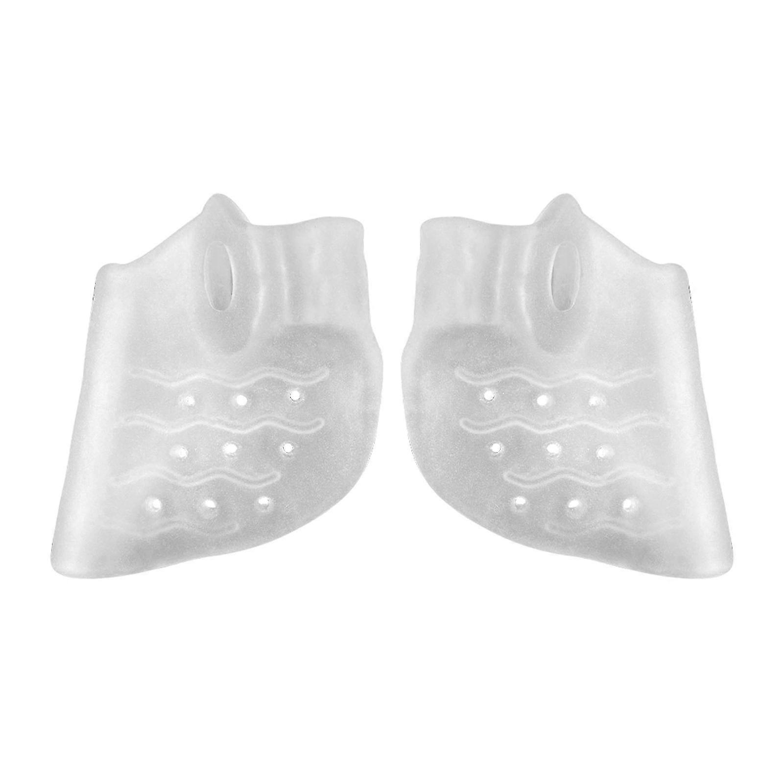 1pair Soft Foot Care Transparent For Overlapping Bunion Corrector Toe Separator