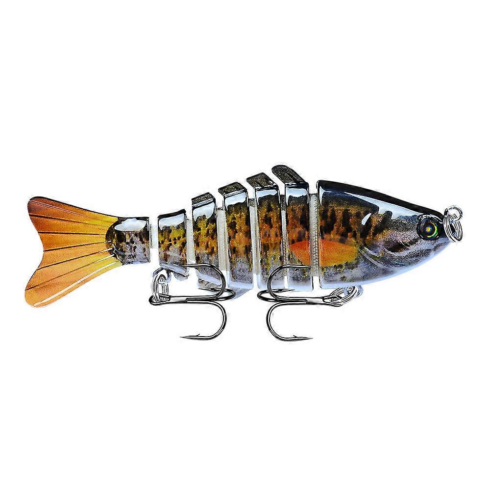 10cm 16g Fishing Lure 6 Segment Attractive Plastic Simulation Multi Jointed Hard Bait For Fishing Lover