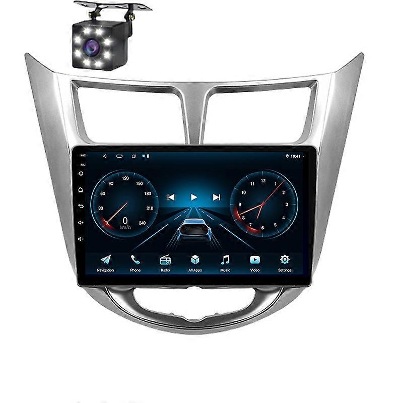 Car Radio For Hyundai Solaris Verna Accent 1 2010-2016 Auto Multimedia Player Stereo GPS