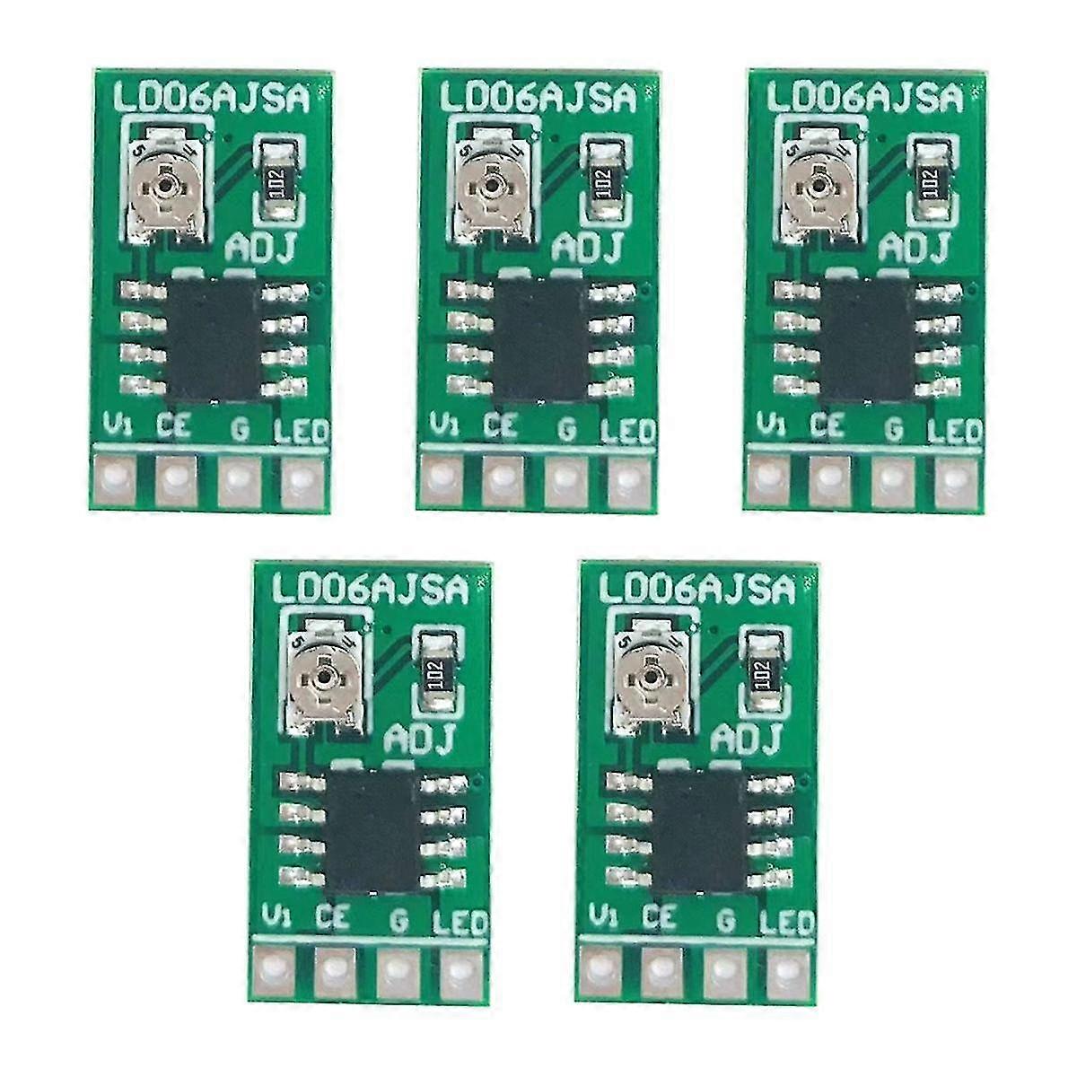 5PCS 30-1500MA Adjustable Constant Current LED Driver DC 3.3V 3.7V 4.2V 5V PWM Control Board Buck P