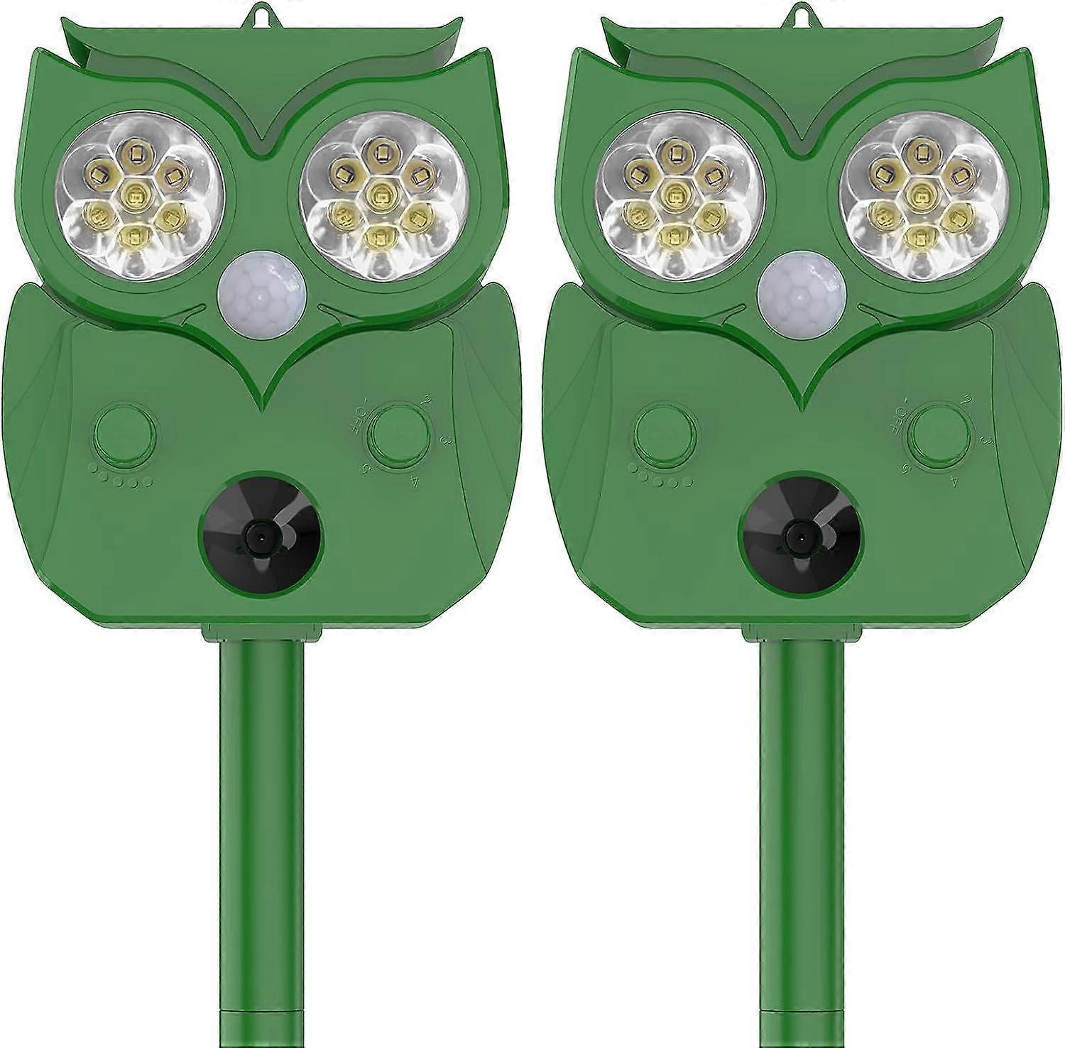 Ultrasonic Cat Repeller, Outdoor Cat Repeller, Solar Cat Repellent with Motion Detector, 5 Adjustable Modes, Waterproof IP65, Repels Cats and Other An