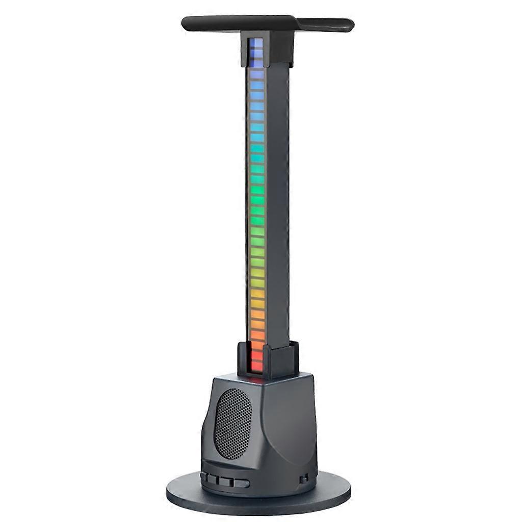 RGB Rhythm Recognition Light Speaker with /without Headphone Bracket Stand