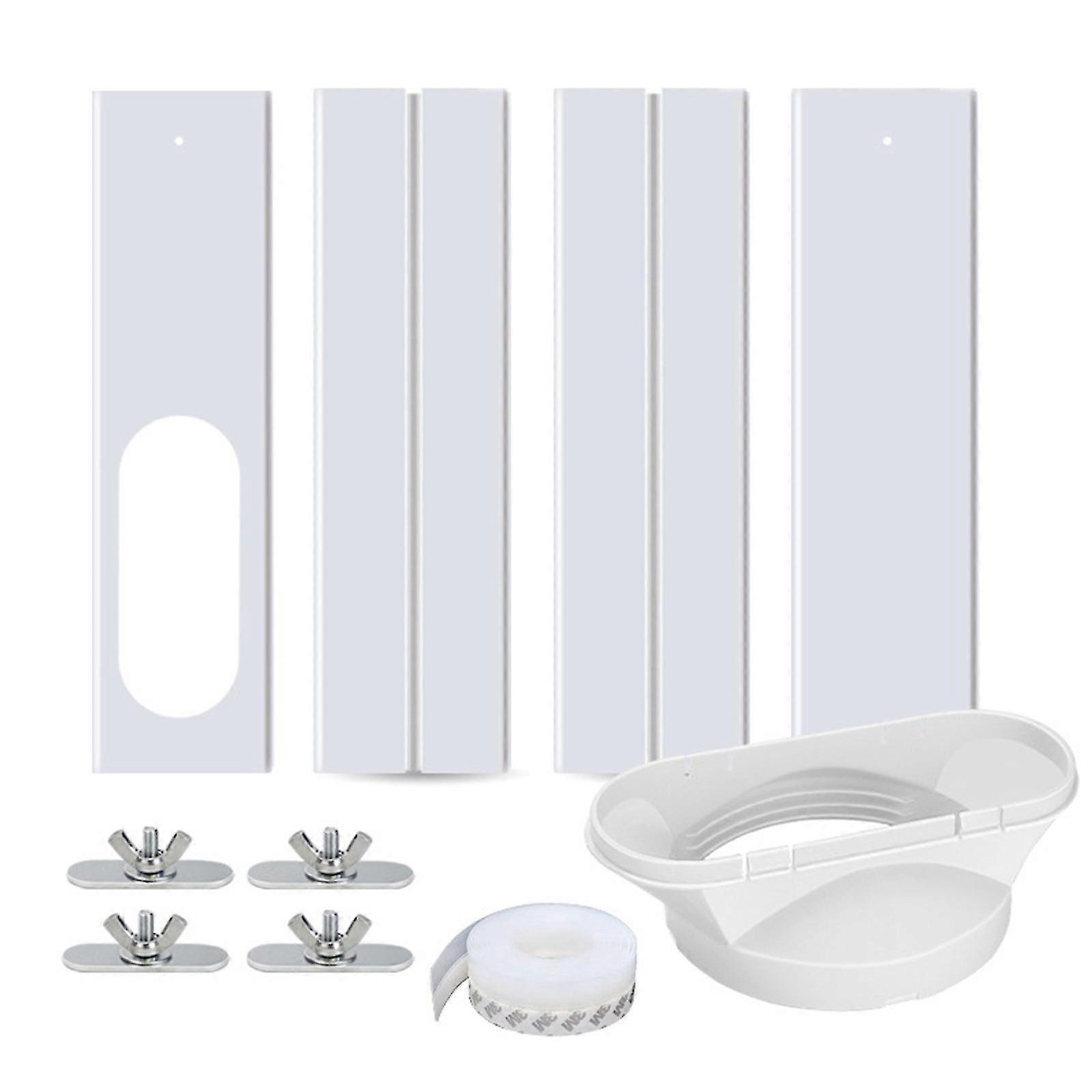 Adjustable Window Sealing Plate And Flat Nozzle Air Conditioner Accessory Set