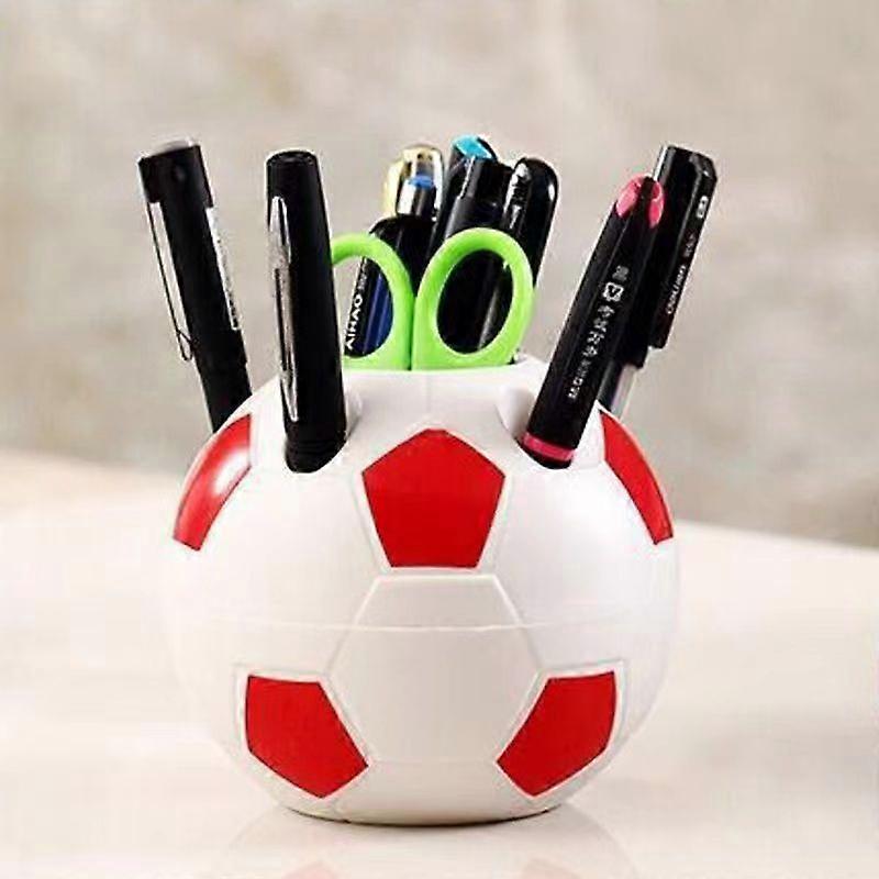 Pen Holders Desk Tidy of Multifunctional Creative Soccer Style,Plastic Material of Durable and Useful for Decorationg