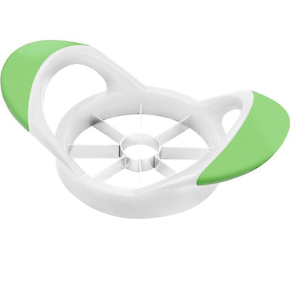 2 Pack 8-Blade Large Apple Corer and Divider, Pitter, Divider for Up to 3.5 Inches Apples, White