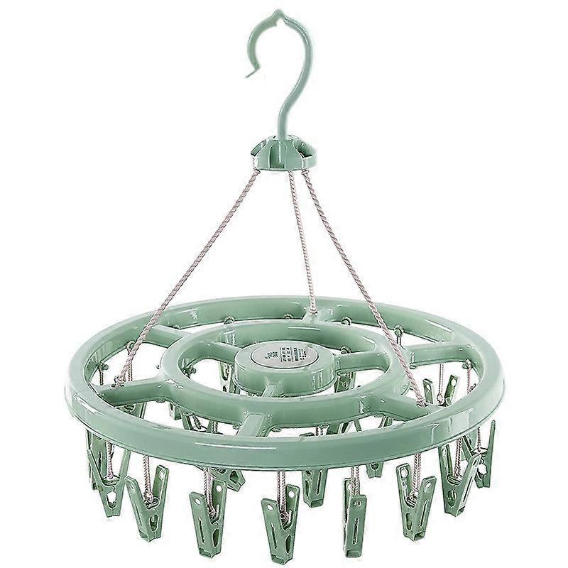 1pc 24-Peg Round Socks Dryer Washing Line