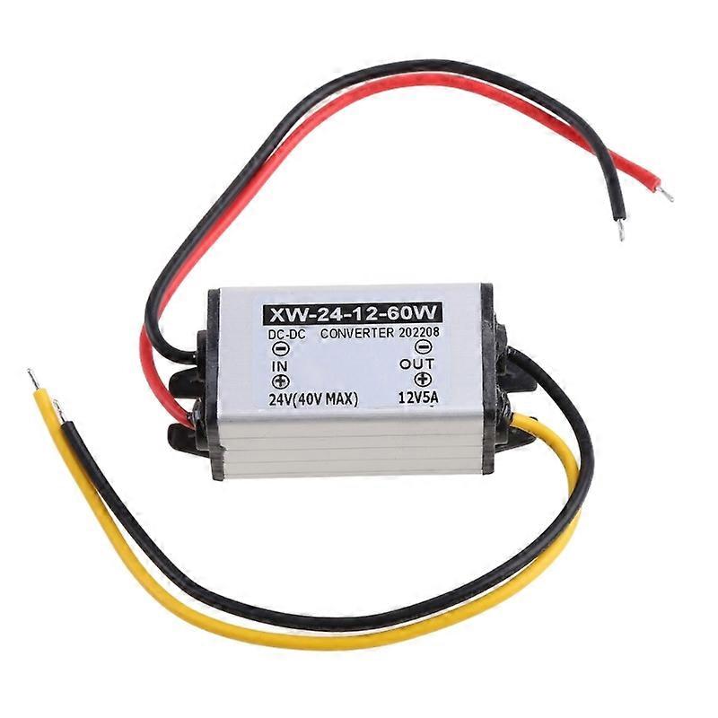 Waterproof for DC 24V Step Up to 12V 5A 60W Voltage for Buck Converter Regulator