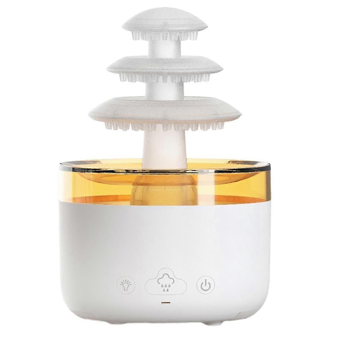 Simulation Rain Humidifier Low Noise Reduction Delicate Water Mist Essential Oil Diffuser Air Diffu