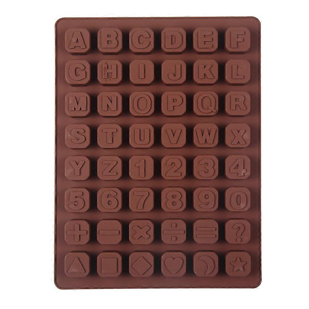 48 letters numbers A-Z special characters cube silicone mold soap mold chocolate mold