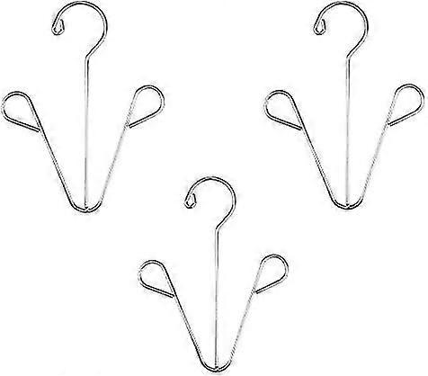 Stainless Steel Shoes Hangers Drying Rack, Multi-purpose-3 Pack