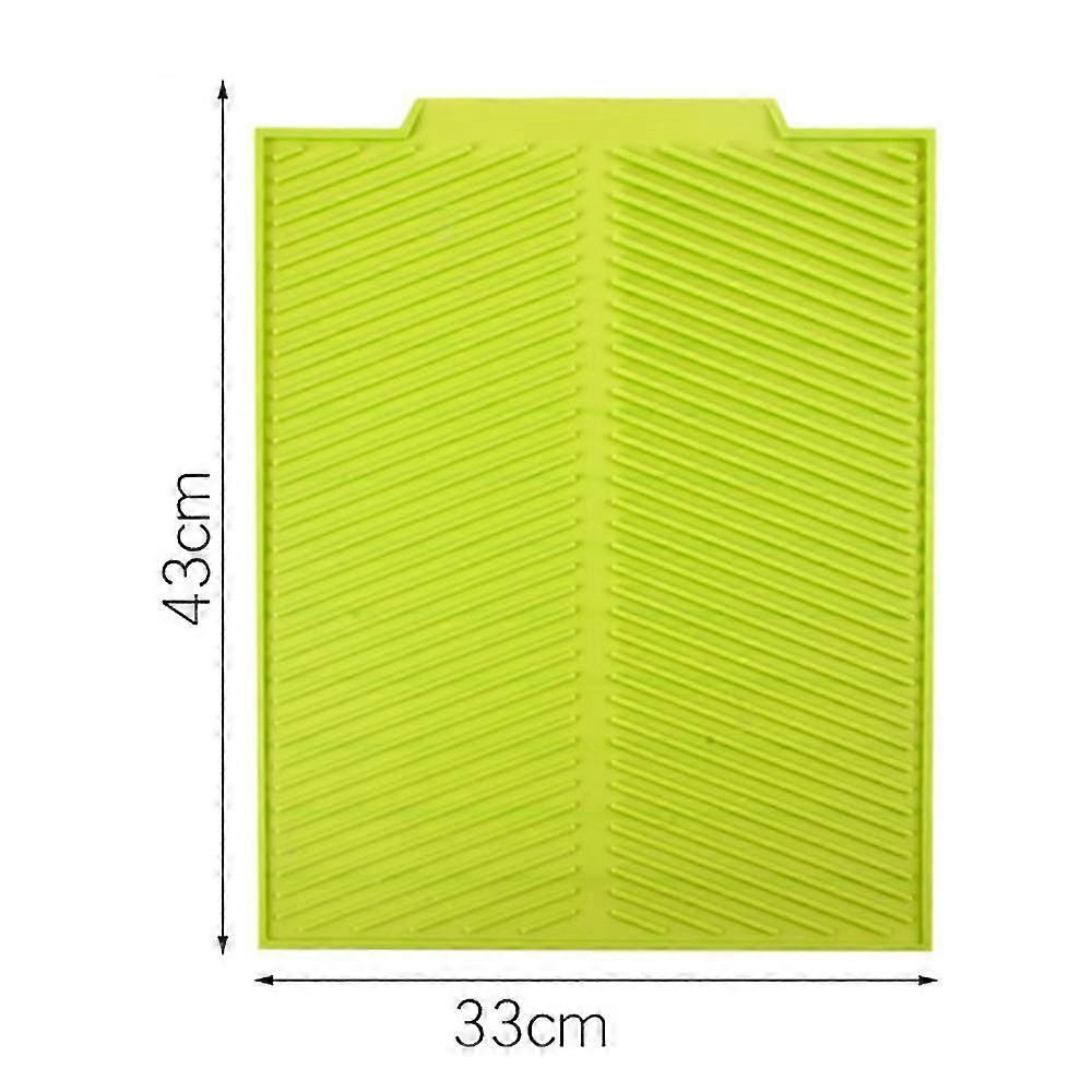 Dish Drying Mat, Silicone Dish Drying Mat For Kitchen Counter, Dishwasher Safe, Multiple Usages